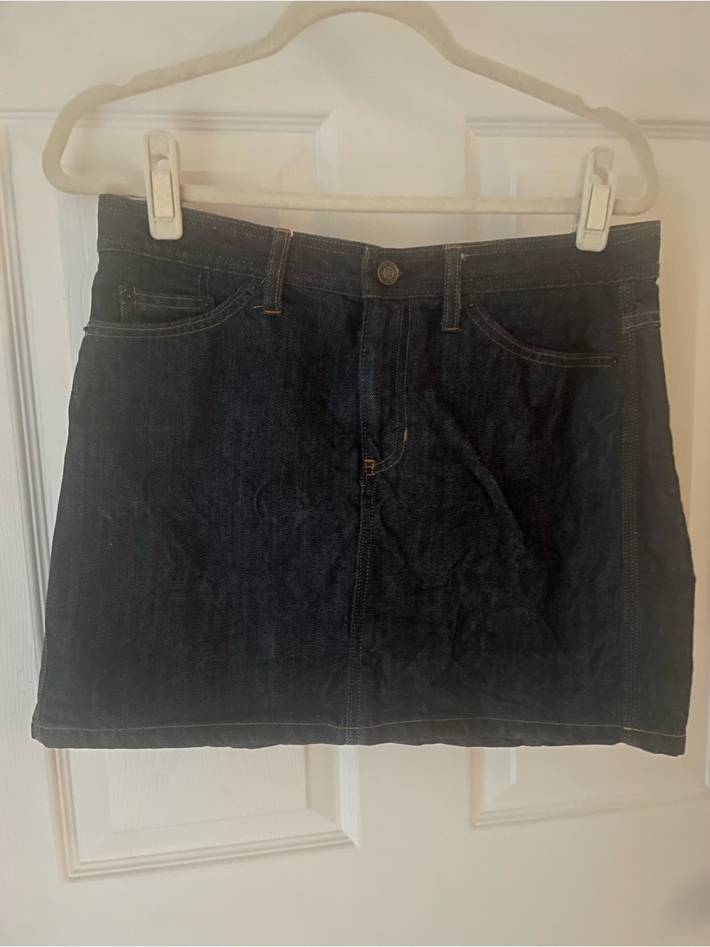 GAP Jeans Dark Denim Mini Skirt